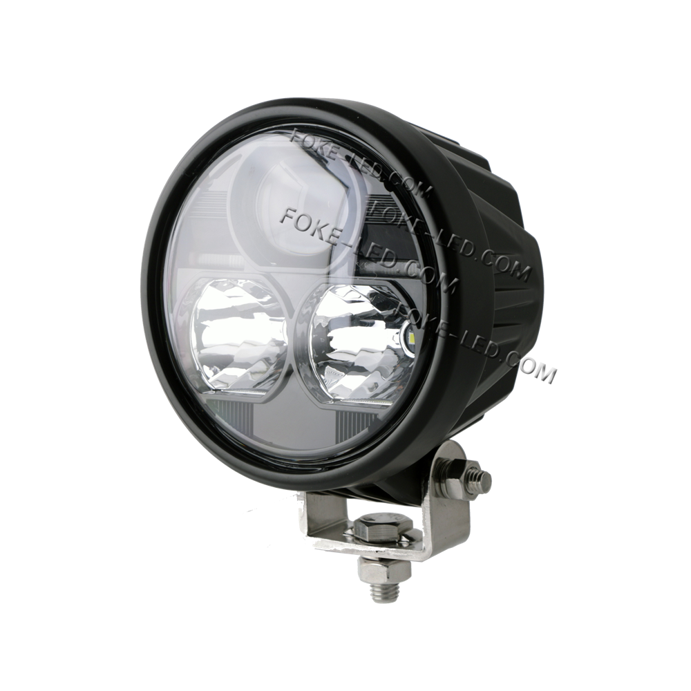 96 Watt Round Headlight For 4x4 Off-Road Vehicle